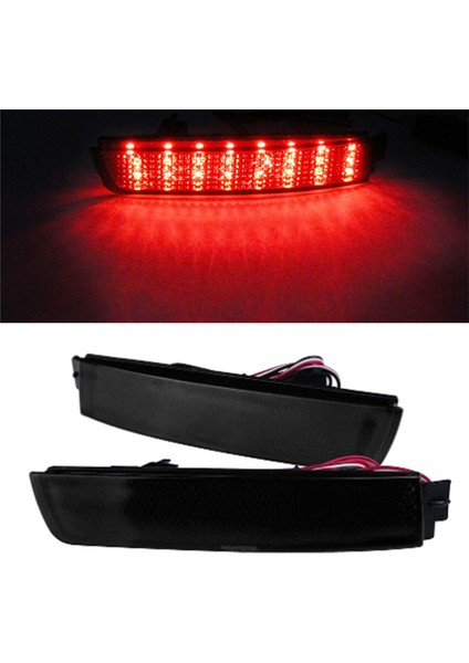 Araba Arka Tampon LED Kuyruk Fren Lambası Yansıtıcı Nissan Juke/murano/infiniti FX35 FX37 FX50 Için Açık Siyah Kabuk (Yurt Dışından) fırsatları