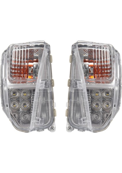 LED Ön Dönüş Sinyal Lambası Drl 2012-2015 Için Gündüz Çalışma Işığı Toyota Prius Facelift XW30 81511-47060 81521-47060 (Yurt Dışından)