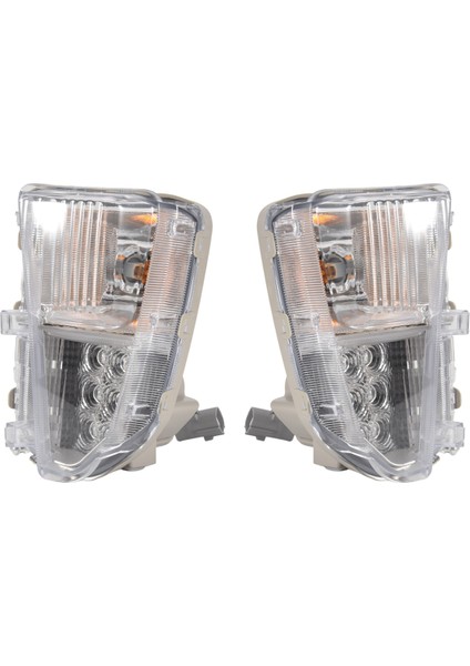 LED Ön Dönüş Sinyal Lambası Drl 2012-2015 Için Gündüz Çalışma Işığı Toyota Prius Facelift XW30 81511-47060 81521-47060 (Yurt Dışından) modelleri