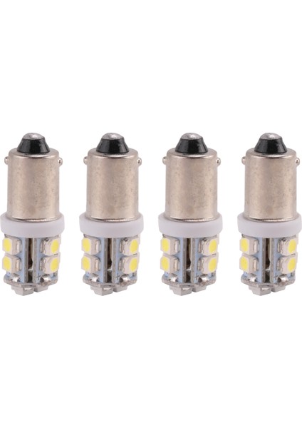 4x T11 BA9S T4W 233 Bayonet 10 Smd LED Araç Koolu Iç Yan Açık Beyaz (Yurt Dışından)