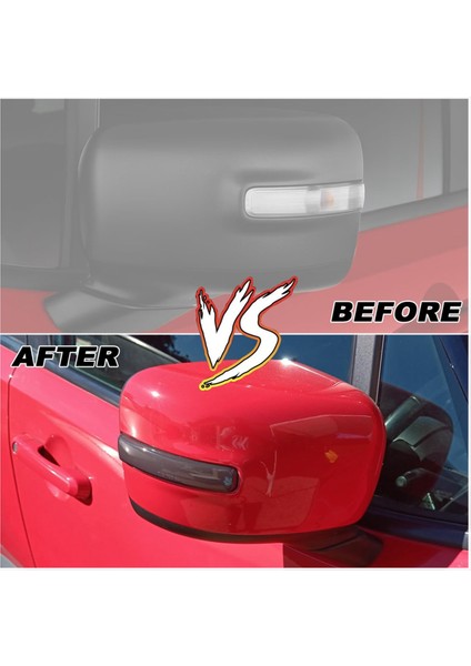 Jeep Renegade 2015-2022 Dönüş Sinyal Göstergesi Için Füme Lens Sıralı Amber LED Yan Ayna Işaretçisi Işıkları (Yurt Dışından) fiyatları