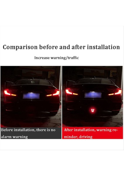 LED F1 V Stil Fren Işığı Evrensel Araç Arka Sürüş Sis Pilot Işıkları Arka Kuyruk Araba Suv Jdm Bba Için Üçüncü Fren Lambası (Yurt Dışından) indirimleri