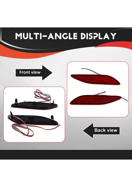 Araba LED Arka Tampon Reflektörü Işık Arka Lamba Sisi Toyota Alphard 40 Serisi 2023+ Kırmızı Için (Yurt Dışından) modelleri