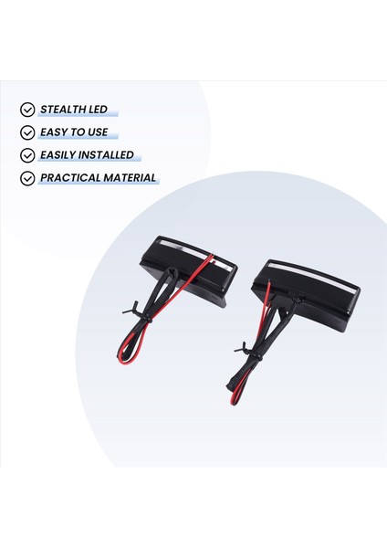 Motosiklet Dönüş Sinyal Işıkları Dikizle Bakış Ayna Göstergesi Honda Goldwing GL1800 Gl 1800 Airbag Abs Premium Audio 2001-2017 Kırmızı (Yurt Dışından) modelleri