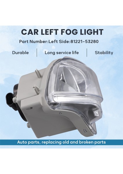 Lexus IS250 Için IS300 2006 2007 2008 2009 2010 Araba Ön Tampon Sisli Sis Sisi Işıklar Sol Side 81221-53280 (Yurt Dışından) indirimleri