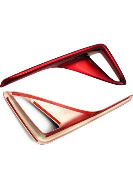 2pcs Kırmızı Araba Arka Sis Far Trim Tail Lamba Çerçeve Toyota Chr C-Hr 2017 2018 2019 2020 2021 (Yurt Dışından) fırsatları