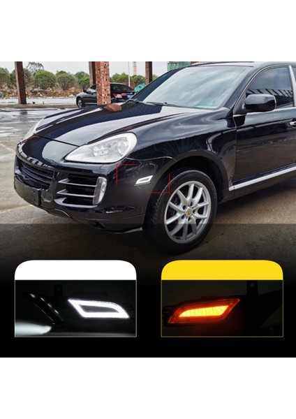 LED Füme LED Yan Işaretleyici Lambası Dönüş Sinyali Işığı Için Porsche Cayenne 957 2007-2010 (Yurt Dışından) modelleri