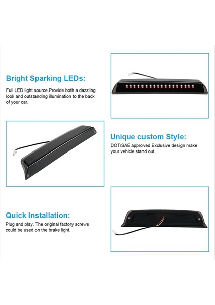 LED 3. Fren Lambası Yüksek Montaj Durdurma Işık Arka Kargo Lambası Nissan Frontier D40 2005-2015 Titan A60 2004-2015 (Yurt Dışından) fırsatları