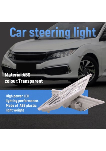 Honda Civic 2016 2017 2018 2019 Için T10 Ampulleri ile Araba LED Yan Işareti Dönüş Sinyal Lambası (Yurt Dışından) indirimleri