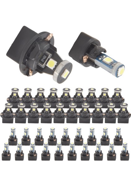 40 Adet T5 T10 LED Ampuller Gövde Soketi Enstrüman Gösterge Tablosu Işık Iç Araba Işıkları Için LED Ampuller (Yurt Dışından) modelleri