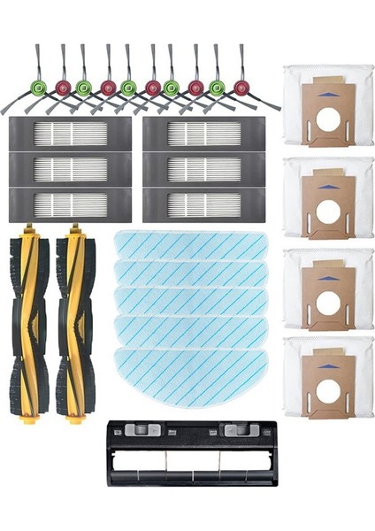 Ecovacs Için 28 Pcs Deebot T9 T9MAX T9 Power T10 Robot Vakum Süpürge Fırça Toz Kutusu Filtre Temizleme Değiştirme (Yurt Dışından)