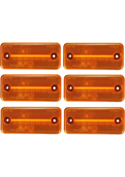 6pcs Sarı Araba LED Yan Işaretleyici Işık Dönüş Sinyali Iveco Fiat Ducato Citroen Peugeot Boxer Renault Volvo Kamyon (Yurt Dışından)