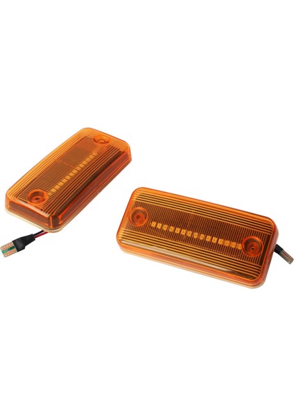 6pcs Sarı Araba LED Yan Işaretleyici Işık Dönüş Sinyali Iveco Fiat Ducato Citroen Peugeot Boxer Renault Volvo Kamyon (Yurt Dışından) fırsatları