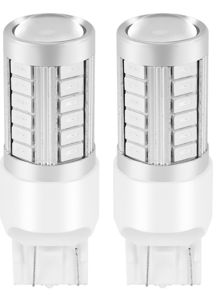 7443, T20 LED Ampuller Kırmızı 900 Lümenler Süper Parlak Dönüş Sinyalleri Işık Frenini Durdurma Park Işığı Geri Ters Işık Kuyruğu Ampul Dc 12V 3.6W (2 Paket) (Yurt Dışından)