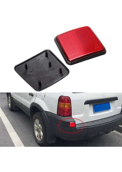 Ford Escape Kuga Maverick 2005 2006 2007 Foglight Lambası Garnitür Trim Kapak Paneli Için Arka Tampon Reflektörü (Yurt Dışından) modelleri