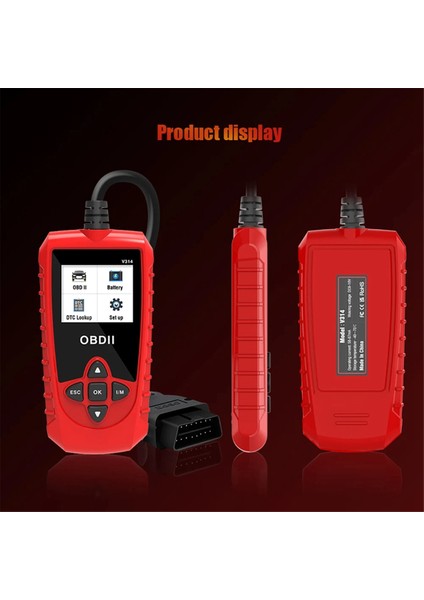 V314 Otomotiv Teşhis Aracı Araba Obdıı Scanner Okuyucu Algılama Otomotiv Arıza Dedektörü Yerleşik Kod Okuma Kartı (Yurt Dışından) fırsatları