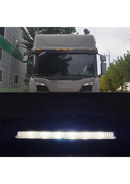 24V LED Sunvisor Lamba Scania Kamyonu Için Üst Lamba R650 G500 S730 S500 P500 Güneş Vizör Işıkları Beyaz 2252794 (Yurt Dışından) indirimleri