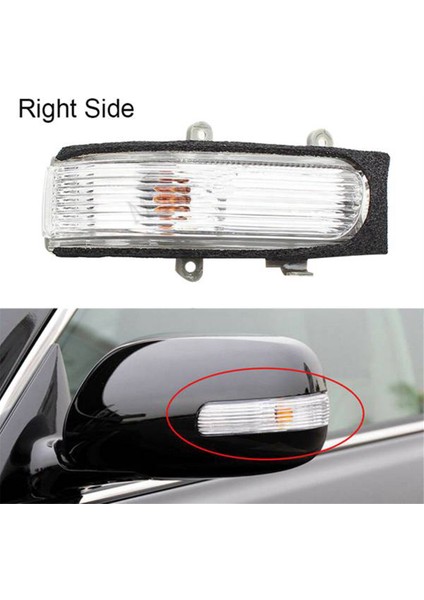 Sol +Sağ Yan Kanat Ayna Kapı Göstergesi Lens Toyota Camry Için Sinyal Işığı 2006-2011 Vios 2008-2013 81730-06062 (Yurt Dışından)