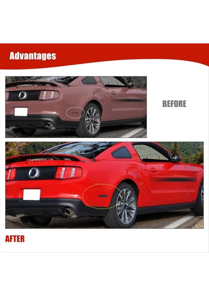 Ford Mustang 2010-2014 Için Füme Camlı Yan Işaret Lambası (Yurt Dışından) fiyatları