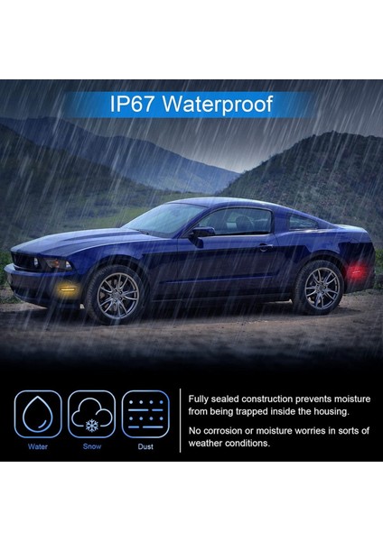 Ford Mustang 2010-2014 Için Füme Camlı Yan Işaret Lambası (Yurt Dışından) modelleri