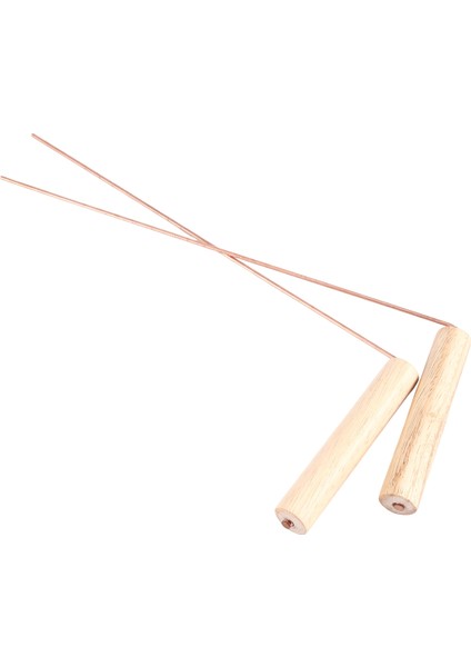 2pcs Saf Bakır Problar Kehanet Için Çubuk Ahşap Tutamaklı Yuvarlak Bakır Kutupları Su Hazinesi Için Ahşap Tutamaklar (Yurt Dışından) indirimleri