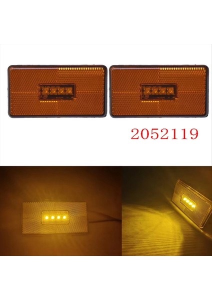 5pcs Amber 4 Scania Için LED Yan Işaretçi Işık Lambası 5 6 Seri P R Kabin G T S Serisi Kamyon Uyarı Işığı 2052119 (Yurt Dışından) modelleri