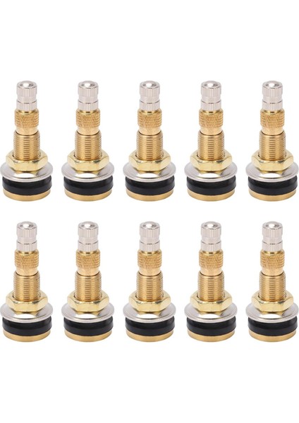 10PCS TR618A Traktör Hava Sıvı Valfı, Endüstriyel Tarım Tekerlekleri Için Lastik Valf Kökünde Tubeless Clamp, Traktör (Yurt Dışından)