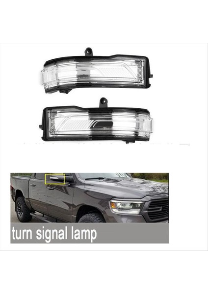Sağ Taraf Dönme Sinyali Işık Dikizleme Ayna Göstergesi Dodge Ram Picrup Ram 2019-2022 68402096AA (Yurt Dışından) indirimleri