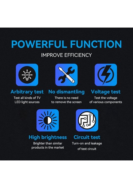 Yükseltme LED Lamba Tv Arka Işık Test Cihazı Abd Fişi (Yurt Dışından) fiyatları