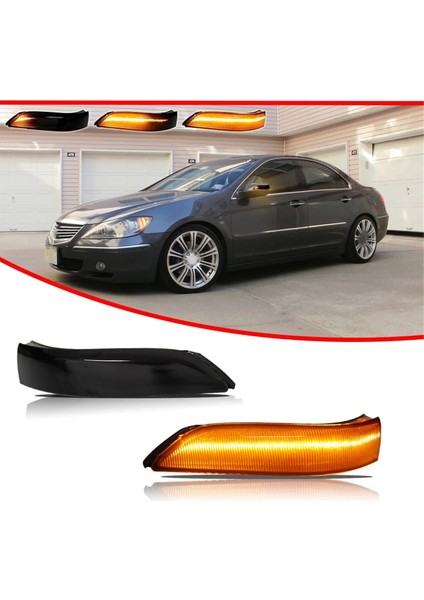Honda Accord Için Dinamik LED Sinyal Yan Ayna Işığı 2008-2013 &amp; Acura Rl 2006-2009 34350-SJA-G02, 34300-SJA-G02 (Yurt Dışından) indirimleri