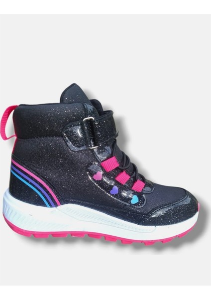 Kız Çocuk Kışlık Kaymaz Taban Su Geçirmez Cırt Cırtlı Yarım Bot fiyatları