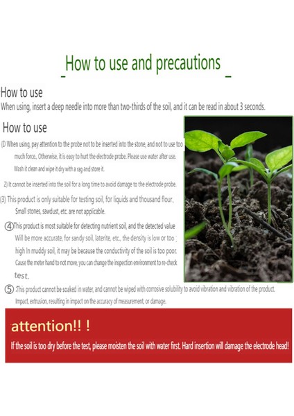 Beş Bir Arada Toprak Test Cihazı Çapraz Sınır Çapraz Yeni Toprak Nem Ölçer Çiçek ve Bahçecilik Ph Test Cihazı (Yurt Dışından) fırsatları