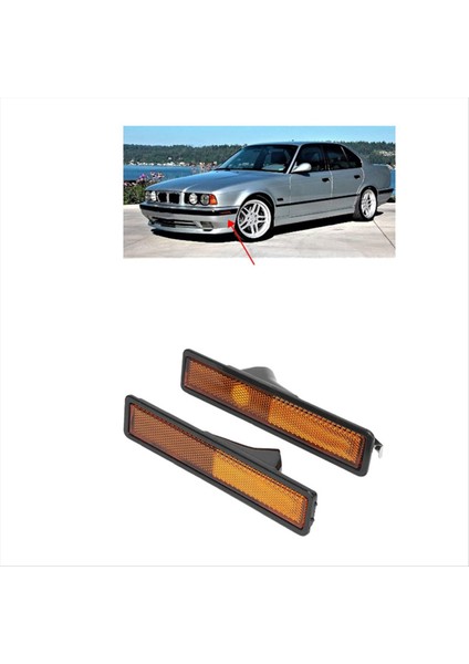 Bmw E30 E32 E34 318I 325I Için Araba Yan Marker Işıkları Sol Sol Sağ Side Sinyal Markeri Işığı 63141377849 B (Yurt Dışından) fiyatları