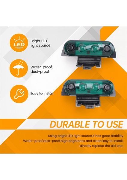 Volvo Kamyon Için 24V Kamyon Üst Lambası FH16 Fm Kamyon Yan Işaretleri Işık 82116545 21087346 84220821 Yeşil Işık (Yurt Dışından) fırsatları