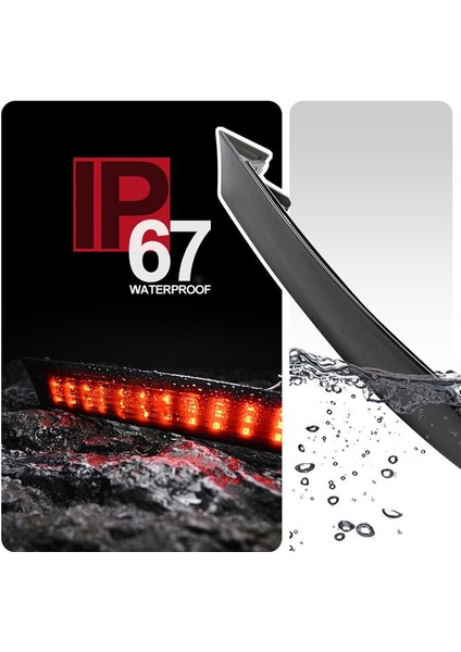 63147240997 LED Fren Işığı Tampon Işık Arka Tampon Işaretleyici Bmw X5 E70 Lcı 2010-2013 63147240998 Siyah (Yurt Dışından) fiyatları