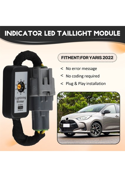 2x Dinamik Dönüş Sinyali Göstergesi LED Arka Lamba Modülü Toyota Yaris 2022 (Yurt Dışından) fırsatları