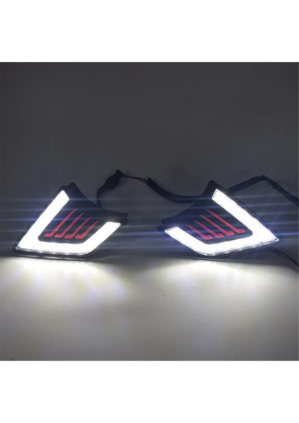 Toyota Hilux Vigo Için 2012 2013 2014 2015 LED Drl Gündüz Koşu Fark Lambası Ön Tampon Işığı (Yurt Dışından) fırsatları