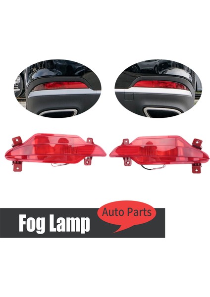 1 Çift Yüksek Kaliteli Arka Sis Lambası Düzeneği Arka Fren Sis Lambası 605000282AA 605000283AA Için Chery Tiggo 7 Pro 2020-2021 (Yurt Dışından) fırsatları