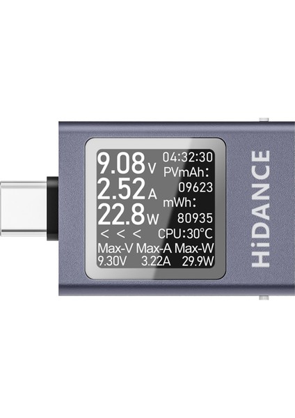 HDC-085C Dc 4.5-50V 0-12A Pd3.1 Çok Fonksiyonlu Dijital Ekran Dcvoltage Amperteter Güç Ölçer C Tip C Hücre Şarj Test Cihazı (Yurt Dışından) fiyatları