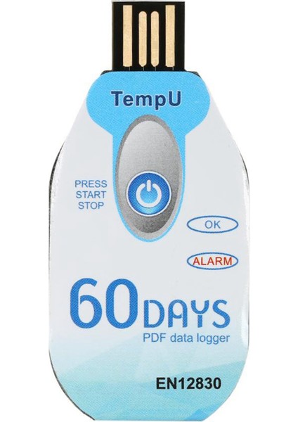 USB Sıcaklık Veri Logger 60 Gün Su Geçirmez Pdf Tek Kullanımlık Soğuk Zincir Sıcaklık Kaydedici Tıp Için 10000 Puan (Yurt Dışından)