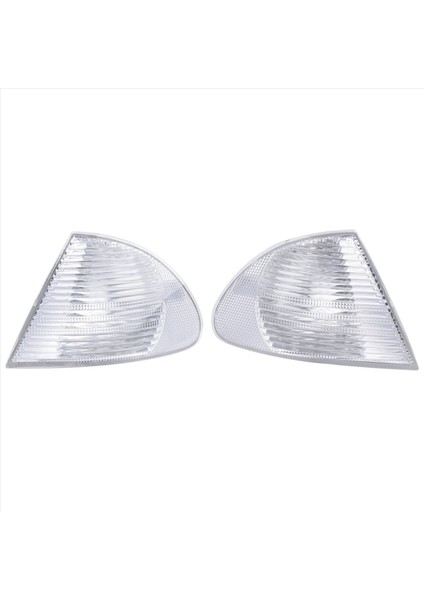 Çift Park Sinyal Köşe Işareti Işıkları Lambalar Lensler Bmw 3 Serisi E46 1999-2001 Sedan Vagonu 63136902765 63136902766 (Yurt Dışından) fırsatları