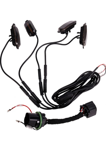 Great Wall Için Wey Tank 300 Orta Örüm Hafif LED Küçük Sarı Işık Ön Izgara Dekoratif Işık Modifikasyonu (Yurt Dışından)