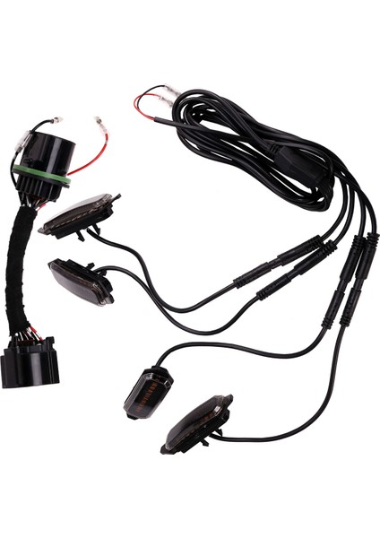 Great Wall Için Wey Tank 300 Orta Örüm Hafif LED Küçük Sarı Işık Ön Izgara Dekoratif Işık Modifikasyonu (Yurt Dışından) modelleri