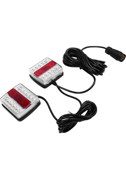 1 Set 12V Arka Kombinasyon LED Çekme Römork Kuyruğu Işık 7 Pin Evrensel Fren Durdurma Lisans Numarası Plaka Lambası (Yurt Dışından) modelleri