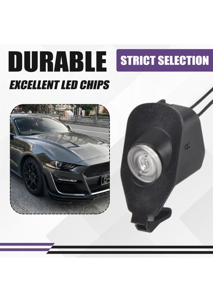 Ford Mustang Için 2013-2022 LED Side Puddle Lazer-Rearview Ayna Puddle Hoş Geldiniz Nezaket Logo Işıkları (Yurt Dışından) indirimleri