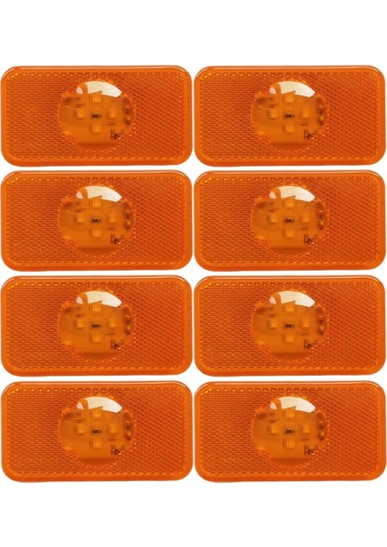 8 Pcs 24V LED Yan Işaretçi Kamyon Sinyal Yan Işıkları Volvo Fh Fm Fl Kamyon Işıkları Amber Parça Numarası 20789440 Kamyon Aksesuarları (Yurt Dışından)