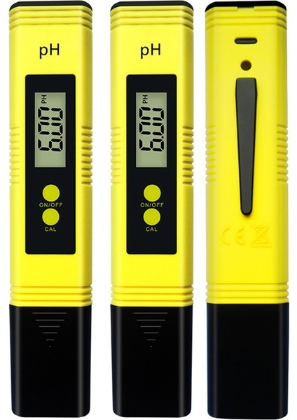Sarı Ph Değer Testi Kalemi, Ph Test Cihazı 0.01 Yüksek Hassasiyetli Su Kalitesi Test Cihazı, Ölçüm Aralığı 0-14 Ph (Yurt Dışından)