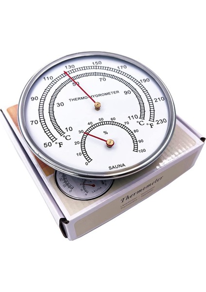 Sauna Fahrenheit Termometre Higrometre Kapalı Kadran Higrotermograf Sıcaklık Ölçüsü Aracı (Yurt Dışından) modelleri