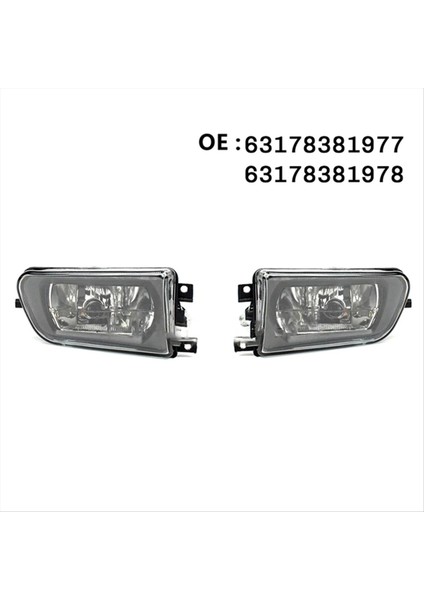 1paır Ön Sis Lamba Lambası Bmw 5 Serisi E39 528I 540I Z3 1997-2000 63178381977 63178381978 63178360575 (Yurt Dışından) fırsatları