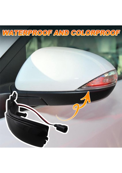 Mazda 3 Bl Için 08-14 Mazda 6 Gh 07-15 Araba Dikiz Aynası Dönüş Sinyali Yan Dikiz Gösterge Lambası Füme Kabuk (Yurt Dışından) indirimleri